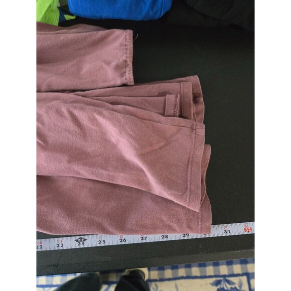 Roaman's Purple Embroidered Long Sleeve Babydoll Tunic Top Size Large Boho Flowy - Picture 7 of 8